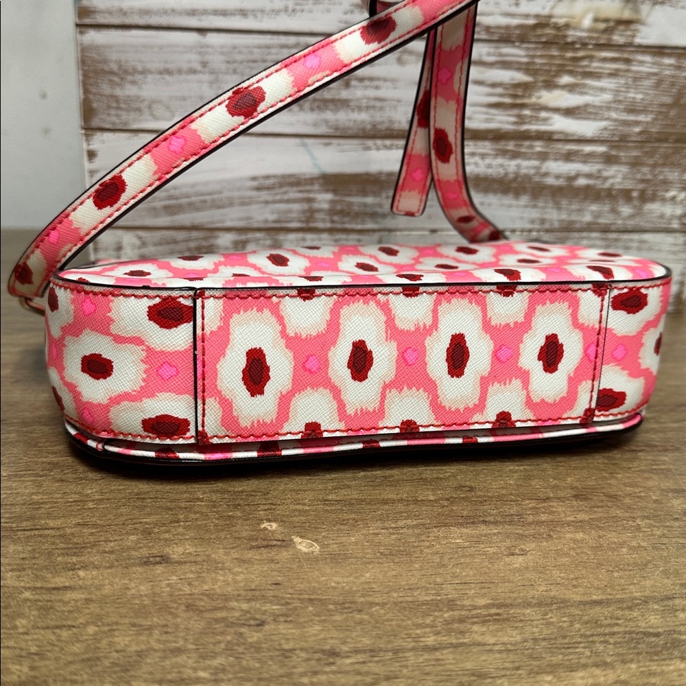 Kate Spade like new Laurel Way Carsen Ikat Posey coat canvas crossbody purse - Picture 8 of 10